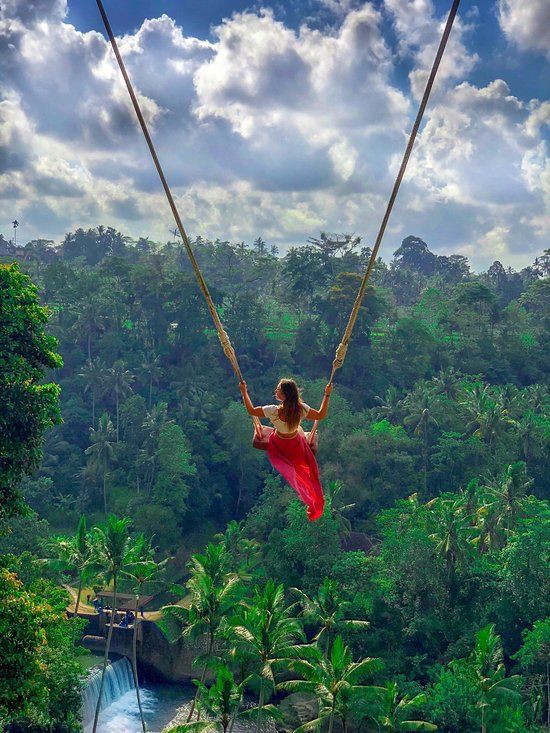 استمتع بالمناظر البانورامية الطبيعية في Bali Swing